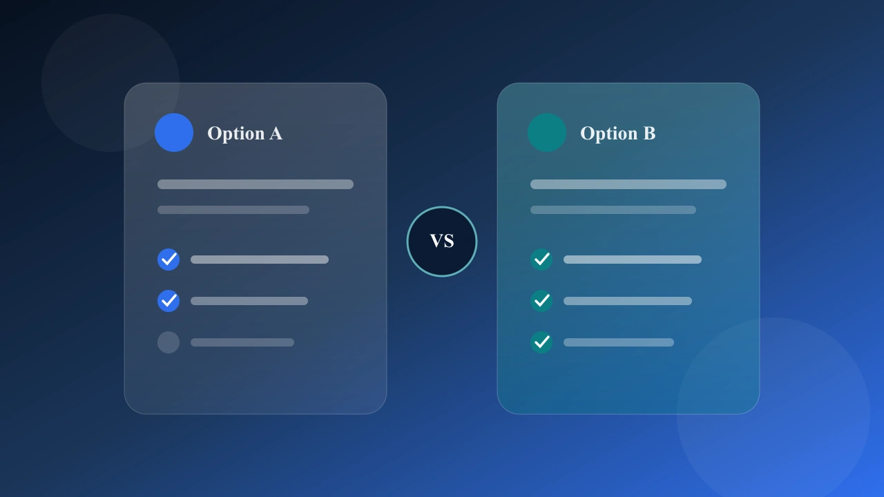 Side-by-side comparison cards illustrating data removal choices